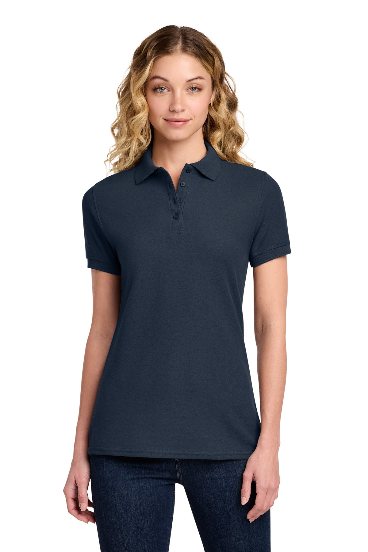 Port & Co™ Women's Core Blend Pique Polo